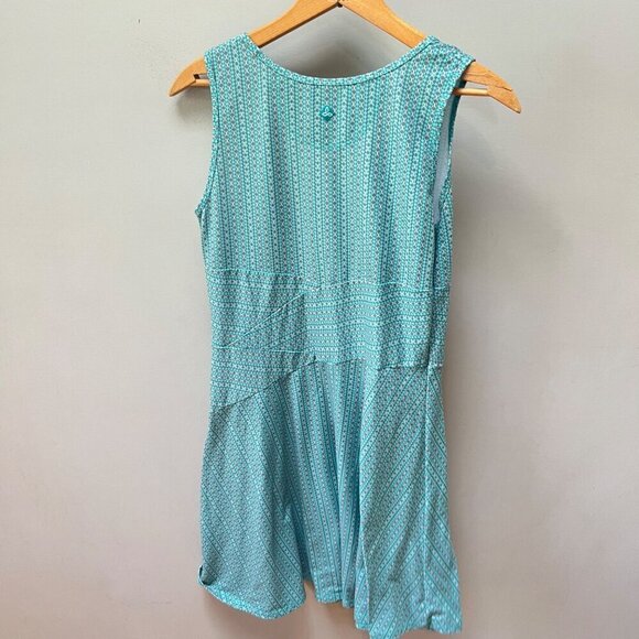 PRANA Amelie Dress Size Small Green Geometric Printed Sleeveless Tank Active- sz - Picture 4 of 4